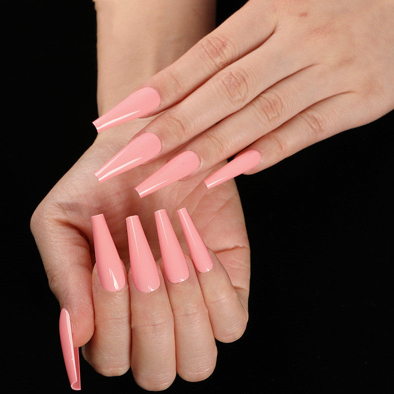 Long Coffin Fake Nails