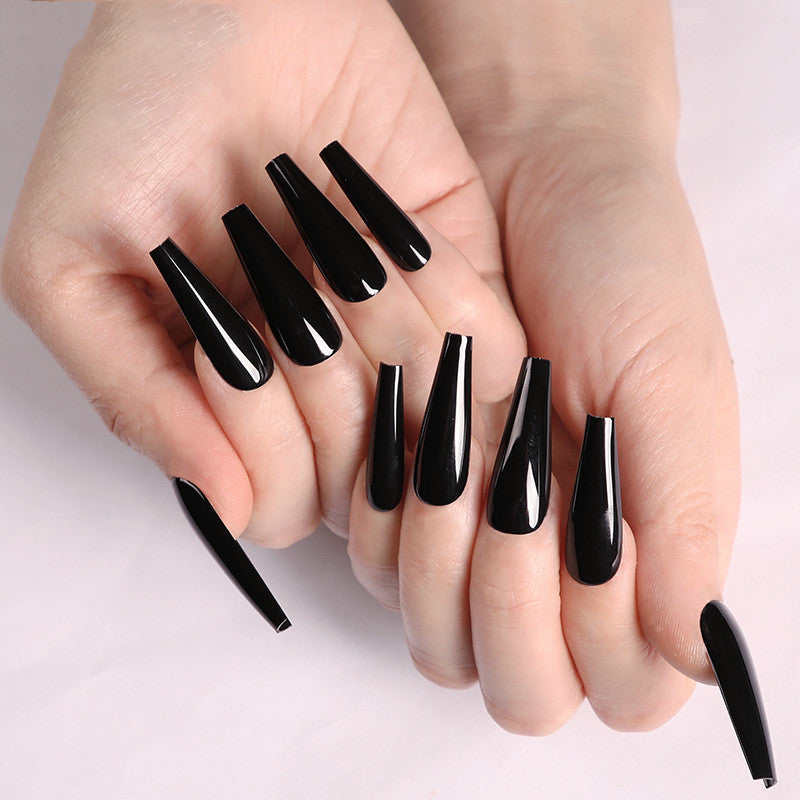 Long Coffin Fake Nails